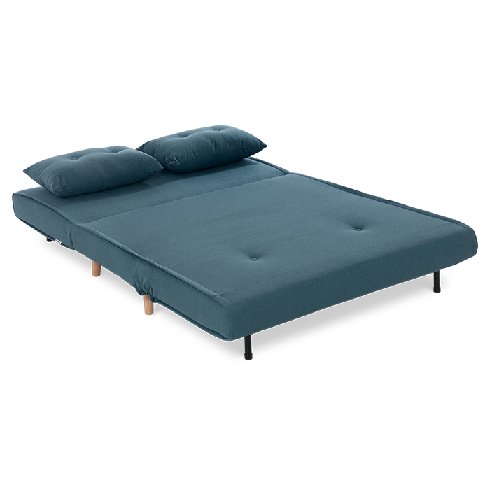 Futon Tela Azul Claro Satek | Sofá Cama y Futones | salas